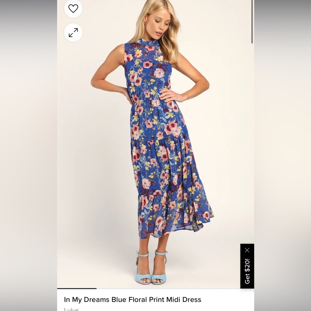 Lulus Floral dress